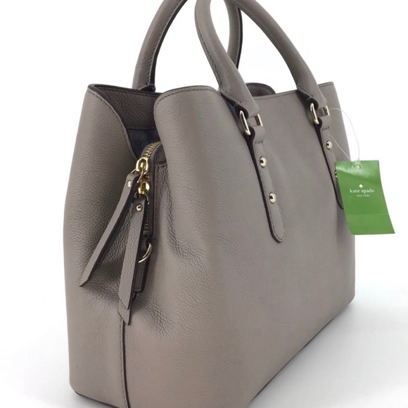 Kate Spade Larchmont Avenue Cityscape Pebbled Leather Satchel - new with tags - Picture 2 of 7